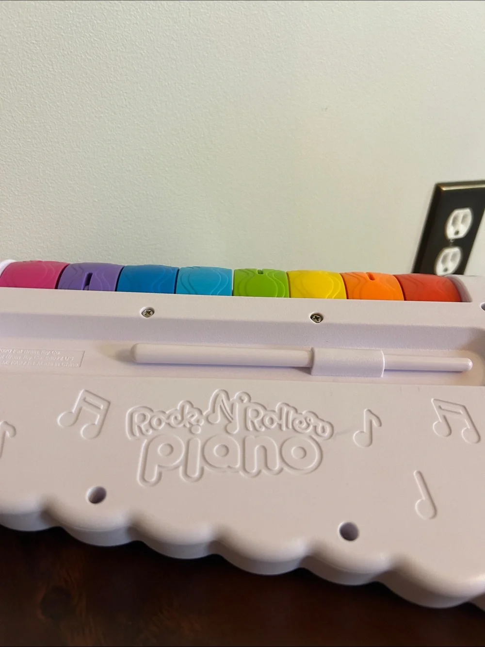 Colorful Rainbow Rock N Roller Xylophone Toy for Kids by Fat Brain Toys